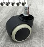 Upgrade Set of 5 Soft Casters for Hard Floors