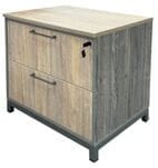 Contrasts Rustic 32&quot 2-Drawer Lateral File