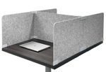 36&quotW x 48&quotD 2-Person PET Desktop Privacy Divider - Starter
