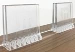 Polycarbonate Clamps Stop Sneeze Guards From Sliding - Set of 2 - IN  STOCK!
