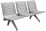 Ascend 3-Seat Beam Seater in Gray Mist