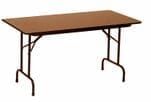 48" x 24", 5/8" Thick Melamine Folding Table - Other Sizes Available