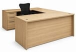 Beaumont Rectangular U-Shaped Workstation - 71&quotW x 94&quotD
