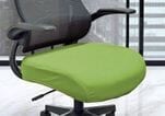 Office Chair Seat Slip Cover in Green Apple - Free with $500 Purchase!