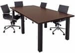 Conference Tables w/Square Black Legs In Several Colors 6' to 16' Long.  6' x 4' Size-See Other Sizes Below