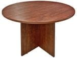 48" Round Cherry Laminate Discussion Table