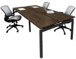 8' Solid Wood Technology Table w/ 48" x 24" Worksurfaces