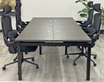 4-Person Collaborative Open Office Benching Workstation w/48" x 24" Worksurfaces