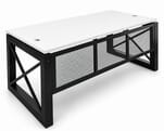Xdustrial  Series 71&quotW x 36&quotD Executive Black Metal Frame Desk