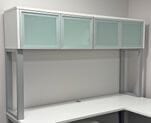 TrendSpaces Glass Door Hutch with Legs