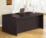 Aberdeen Series - 72" Bow Front Desk Shell