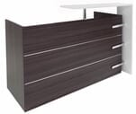 63&quotW Reception Desk with Floating Counter