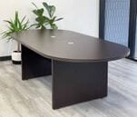 8' Mocha Laminate Conference Table 