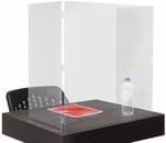 24&quotW x 24&quotH Acrylic Sneeze Guard w/12" Folding Sides - FREE with $1000.00 Purchase!