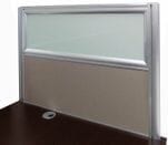 36&quotW x 24&quotH Desk Mounted Privacy Panel