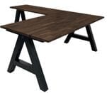 Architect Series 71&quot x 84&quot Solid Hardwood L-Shaped Desk