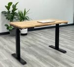 48" x 24" Solid Wood Electric Lift Desk - Other Sizes Available