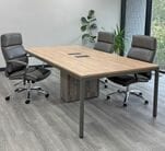 8' Contrasts Rustic Conference Table