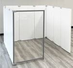 6'W x 6'D x 5'H Economy White Laminate Modular Office