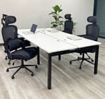 8' Technology Table w/Four 48" x 24" Worksurfaces - See Other Sizes Below