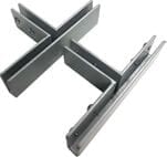 Steel T-Shaped Brackets for Sneeze Guard Panels - Set of 2 - IN STOCK!