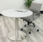36&quotR Sintered Stone Disc Base Table