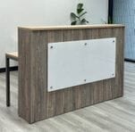 Contrasts 65" Rustic Reception Desk