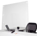 Premium 1/4" Thick 36&quotW x 36&quotH Protective Acrylic Sneeze Guard - IN STOCK!