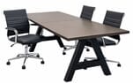 8'x3' Solid Wood A-Frame Conference Table