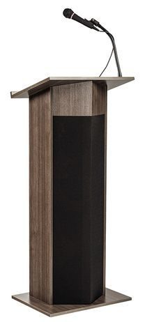 Power Plus Lectern in Ribbonwood Finish