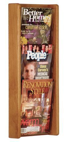 3 Pocket Magazine Wall Rack