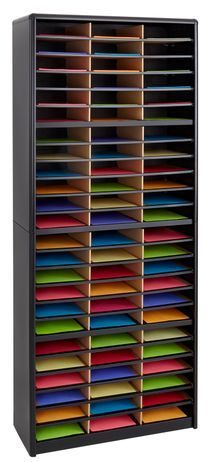 72 Compartment Value Sorter Literature Organizer