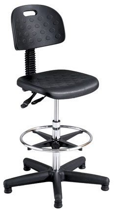 Deluxe Soft-Tough Industrial Stool w/ 22