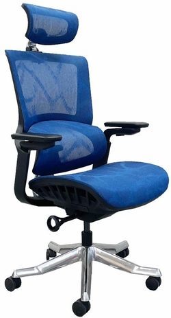  300 lbs. Capacity CloudSit Elastic Mesh Ergo Chair w/Headrest 