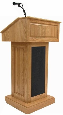 Counselor Evolution Solid Wood Sound Lectern 