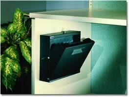 Mount the LapTop Locker vertically if desired.