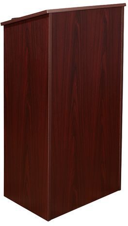 Non-Sound Lectern in Mahogany Laminate