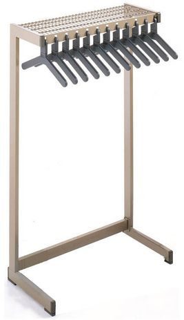 3' Wide 12 Hanger Value Floor Rack