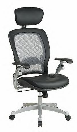 Air Grid Ergo-Adjust Chair with Headrest