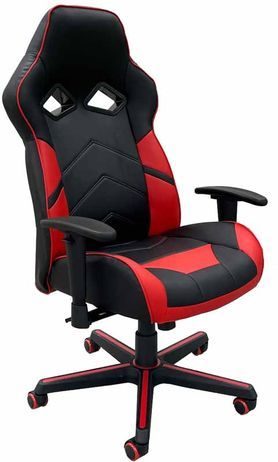 Velocity High Back Gaming Chair in Black and Red