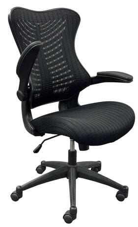 CurvForm Ergonomic Mesh Chair w/Flip Up Arms in Black - FREE with $5,000.00 Purchase!