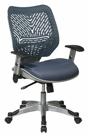 Revv Ergonomic Flex Back Chair in Blue Mist