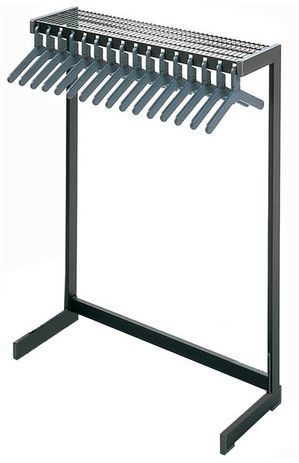 4' Wide 16 Hanger Value Floor Rack