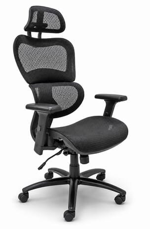  HumanFlex Elastic All Mesh Ergonomic Office Chair w/Headrest