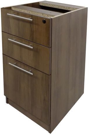 Modern Walnut Optional Box/Box/File Drawer