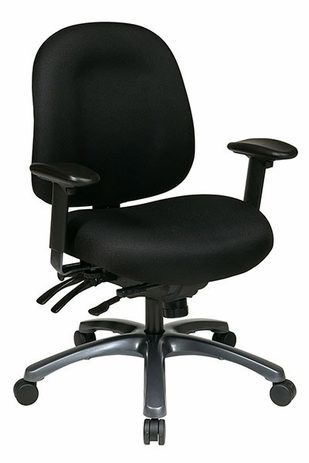 Fully Adjustable Chair w/Adjustable Sliding Seat Depth