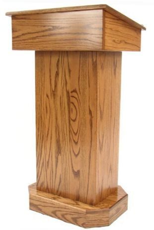 Solid Oak Podium