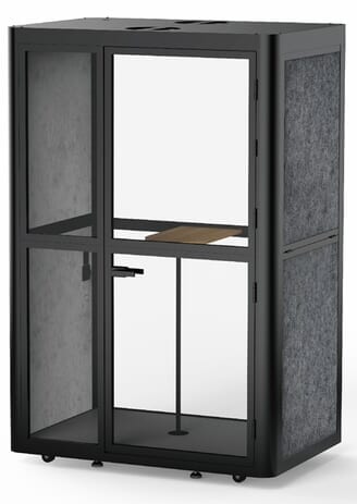 2-Person Meeting/Phone Booth with Noise Reduction and USB