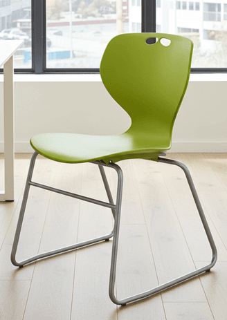 Figure 8 Sled Base Guest Chair w/ 300 lbs. Capacity