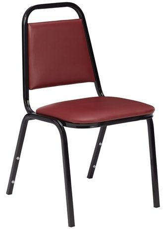 Upholstered Value Stack Chair in Vinyl